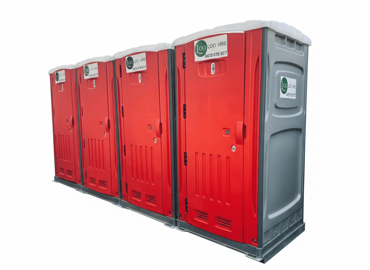 Loo Hire portable toilet delivery in Melbourne - Flinders Street Station